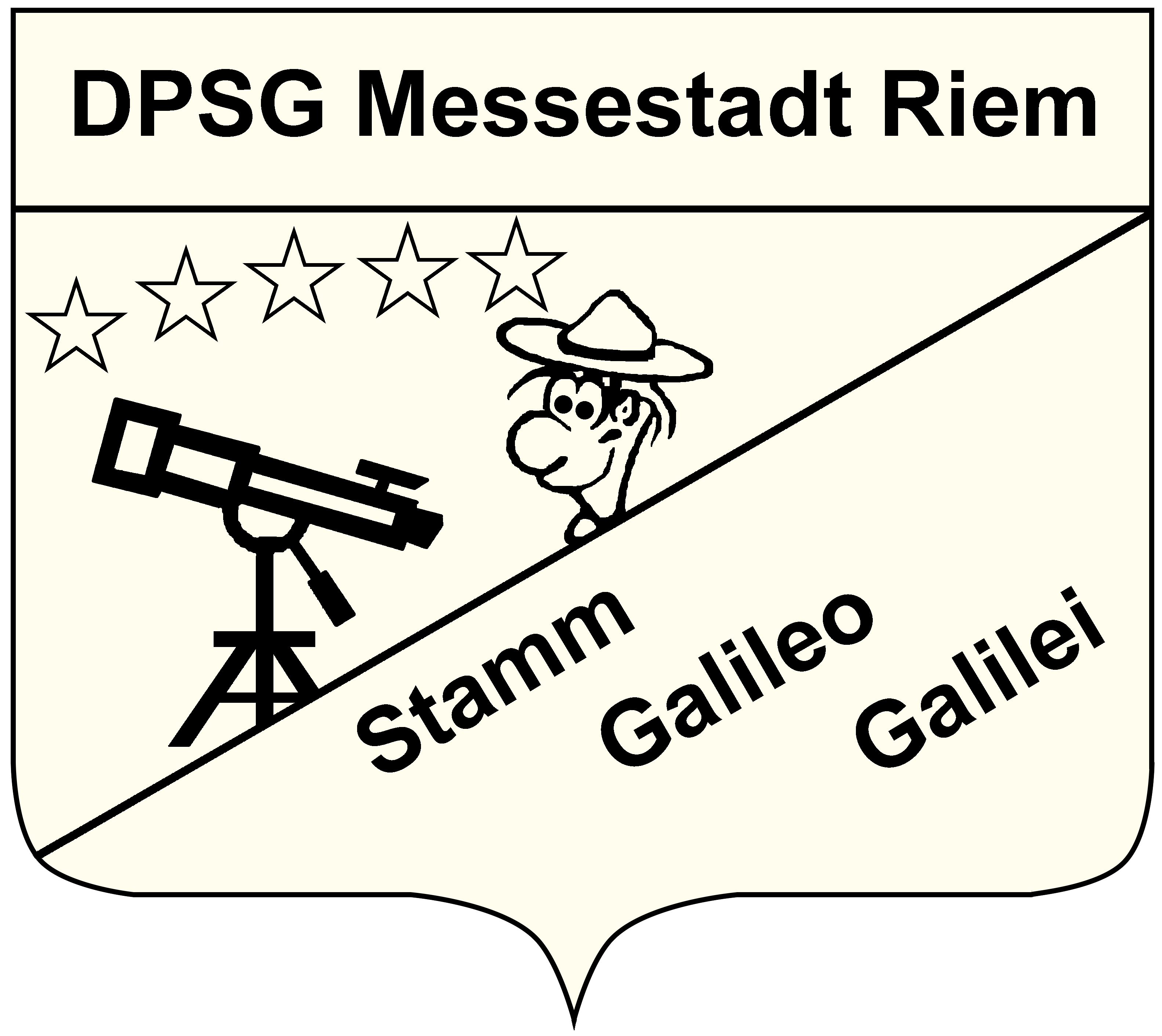 Stammeslogo Pfadfinder*innen Stamm Galileo Galilei